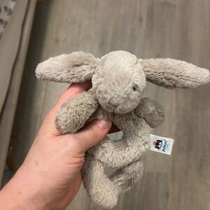 Jellycat Plush Bunny in Soft Taupe